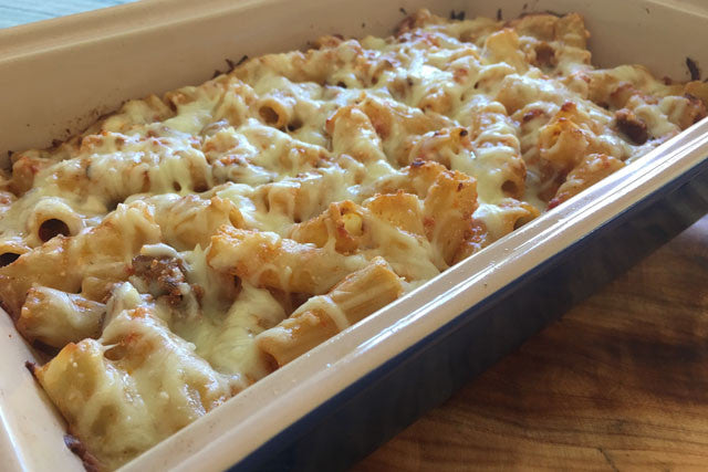 Frescobene Sausage Ragu Baked Pasta