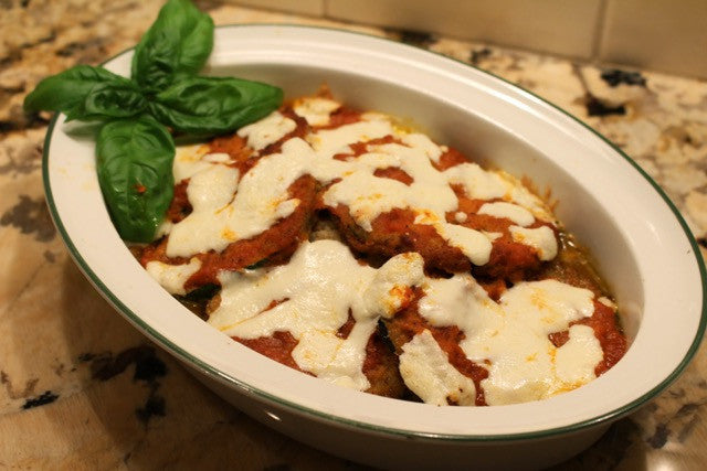Zucchini Parmigiana with Frescobene Marinara Sauce